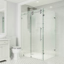 Winslow 74" High x 46" Wide x 35" Deep Sliding Frameless Shower Enclosure with Clear Glass - image 14