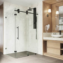 Winslow 74" High x 46" Wide x 35" Deep Sliding Frameless Shower Enclosure with Clear Glass - image 19
