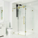 Winslow 74" High x 46" Wide x 35" Deep Sliding Frameless Shower Enclosure with Clear Glass - image 21