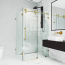 Winslow 74" High x 46" Wide x 35" Deep Sliding Frameless Shower Enclosure with Clear Glass - image 23