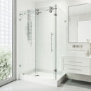 Winslow 80" High x 48" Wide x 36" Deep Sliding Frameless Shower Enclosure with Clear Glass - image 2