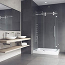 Winslow 80" High x 48" Wide x 36" Deep Sliding Frameless Shower Enclosure with Clear Glass - image 5