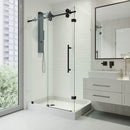 Winslow 80" High x 48" Wide x 36" Deep Sliding Frameless Shower Enclosure with Clear Glass - image 13