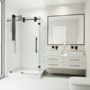 Winslow 80" High x 48" Wide x 36" Deep Sliding Frameless Shower Enclosure with Clear Glass - image 14