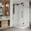 Winslow 80" High x 48" Wide x 36" Deep Sliding Frameless Shower Enclosure with Clear Glass - image 16