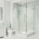 Winslow 80" High x 48" Wide x 36" Deep Sliding Frameless Shower Enclosure with Clear Glass - image 17