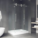 Winslow 80" High x 48" Wide x 36" Deep Sliding Frameless Shower Enclosure with Clear Glass - image 5