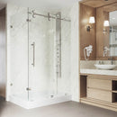 Winslow 80" High x 48" Wide x 36" Deep Sliding Frameless Shower Enclosure with Clear Glass - image 7