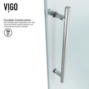 Winslow 80" High x 48" Wide x 36" Deep Sliding Frameless Shower Enclosure with Clear Glass - image 8