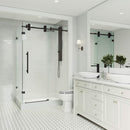 Winslow 80" High x 48" Wide x 36" Deep Sliding Frameless Shower Enclosure with Clear Glass - image 15