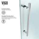 Winslow 74" High x 58" Wide x 35" Deep Sliding Frameless Shower Enclosure with Clear Glass - image 8