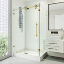 Winslow 80" High x 48" Wide x 36" Deep Sliding Frameless Shower Enclosure with Clear Glass - image 2