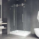 Winslow 80" High x 48" Wide x 36" Deep Sliding Frameless Shower Enclosure with Clear Glass - image 1