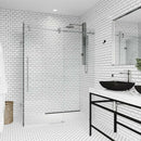 Elan E-Class 76" High x 46" Wide x 35" Deep Hinged Frameless Shower Enclosure with Clear Glass - image 8