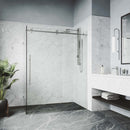 Elan E-Class 76" High x 46" Wide x 35" Deep Hinged Frameless Shower Enclosure with Clear Glass - image 21