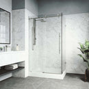 Elan E-Class 82" High x 48" Wide x 36" Deep Hinged Frameless Shower Enclosure with Clear Glass - image 13