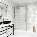 Elan E-Class 82" High x 48" Wide x 36" Deep Hinged Frameless Shower Enclosure with Clear Glass - image 14