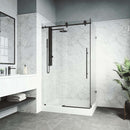Elan E-Class 82" High x 48" Wide x 36" Deep Hinged Frameless Shower Enclosure with Clear Glass - image 17