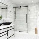 Elan E-Class 82" High x 48" Wide x 36" Deep Hinged Frameless Shower Enclosure with Clear Glass - image 18