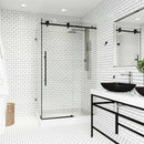 Elan E-Class 82" High x 48" Wide x 36" Deep Hinged Frameless Shower Enclosure with Clear Glass - image 14