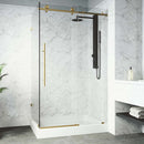 Elan E-Class 82" High x 48" Wide x 36" Deep Hinged Frameless Shower Enclosure with Clear Glass - image 15