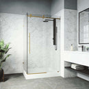 Elan E-Class 82" High x 48" Wide x 36" Deep Hinged Frameless Shower Enclosure with Clear Glass - image 17