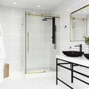 Elan E-Class 82" High x 48" Wide x 36" Deep Hinged Frameless Shower Enclosure with Clear Glass - image 18