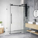 Elan E-Class 76" High x 46" Wide x 35" Deep Hinged Frameless Shower Enclosure with Clear Glass - image 1