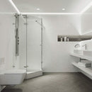 Verona 79" High x 40" Wide x 40" Deep Hinged, Pivot Frameless Shower Enclosure with Clear Glass - image 4