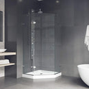 Verona 77" High x 40" Wide x 40" Deep Hinged Frameless Shower Enclosure with Clear Glass - image 6