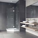 Piedmont 79" High x 40" Wide x 40" Deep Hinged Frameless Shower Enclosure with Clear Glass - image 5