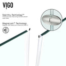 Gemini 73" High x 46" Wide x 46" Deep Hinged Frameless Shower Enclosure with Clear Glass - image 11