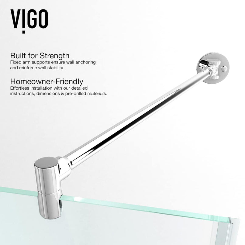 Gemini 73" High x 40" Wide x 40" Deep Hinged Frameless Shower Enclosure with Clear Glass - image 11