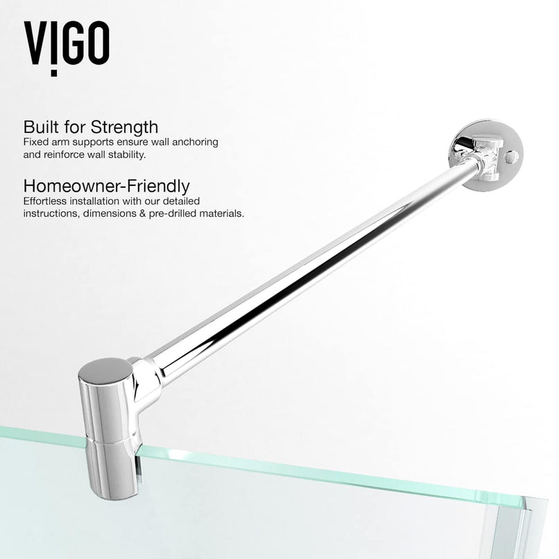 Gemini 79" High x 42" Wide x 42" Deep Hinged Frameless Shower Enclosure with Clear Glass - image 11