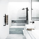 Orion 58" High x 34" Wide Hinged Frameless Tub Door with Clear Glass - image 3