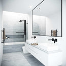 Orion 58" High x 34" Wide Hinged Frameless Tub Door with Clear Glass - image 7