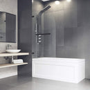 Orion 58" High x 34" Wide Hinged Frameless Tub Door with Clear Glass - image 17