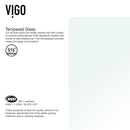 Rialto 58" High x 34" Wide Hinged Frameless Tub Door with Clear Glass - image 9