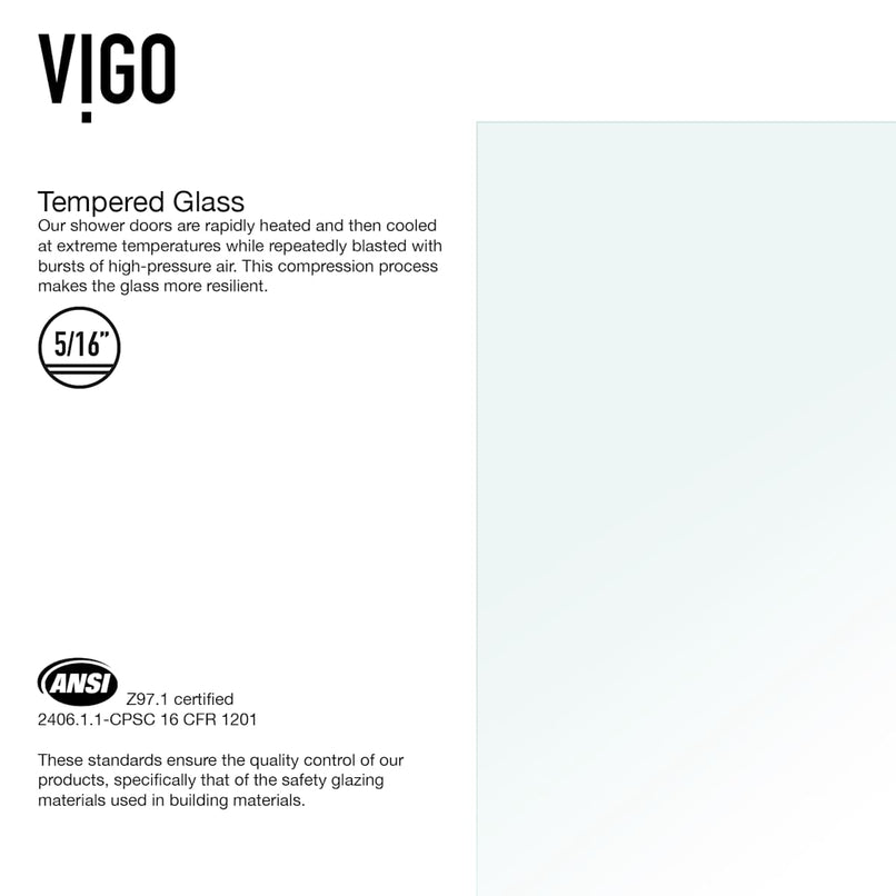 Rialto 58" High x 34" Wide Hinged Frameless Tub Door with Clear Glass - image 9