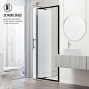 Astoria 76" High x 30" Wide Pivot Framed Shower Door with Clear Glass - image 4