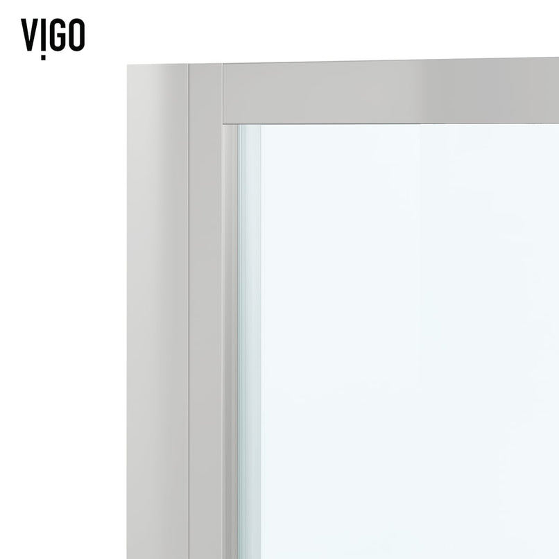 Astoria 76" High x 30" Wide Pivot Framed Shower Door with Clear Glass - image 21