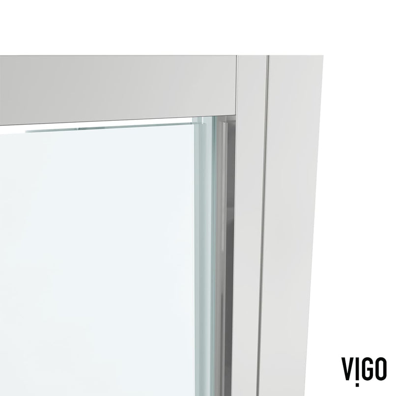 Astoria 76" High x 32" Wide Pivot Framed Shower Door with Clear Glass - image 14