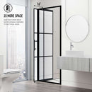 Astoria 76" High x 32" Wide Pivot Framed Shower Door with Clear Glass - image 4