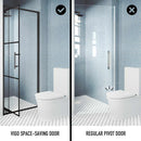 Astoria 76" High x 32" Wide Pivot Framed Shower Door with Clear Glass - image 5