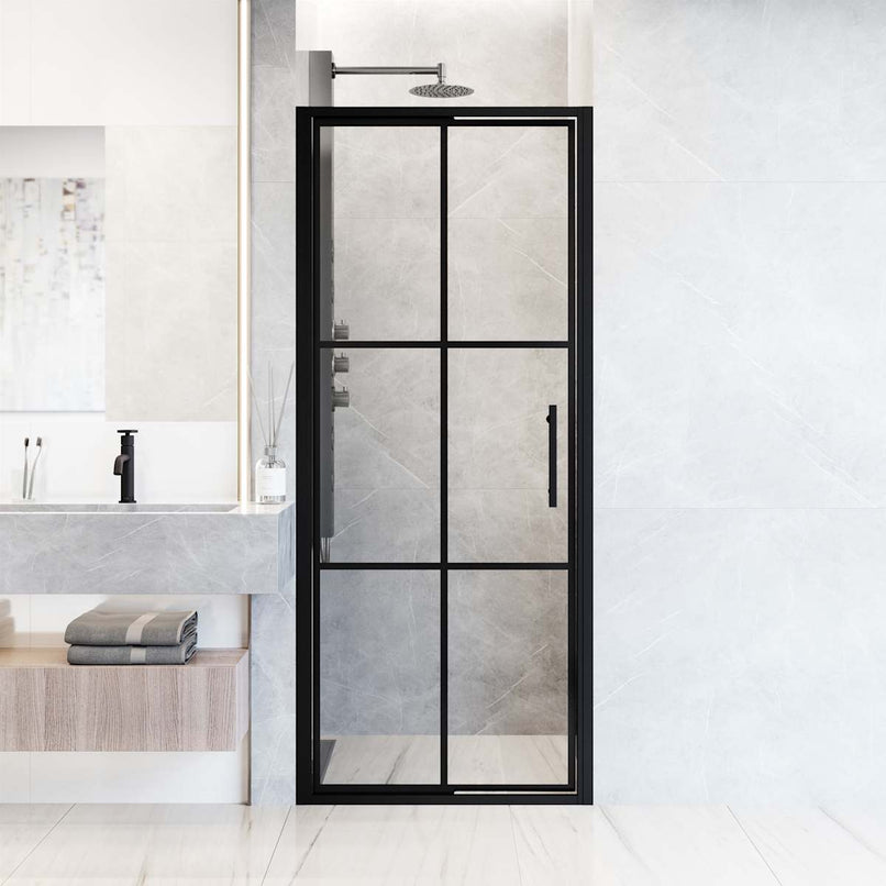 Astoria 76" High x 32" Wide Pivot Framed Shower Door with Clear Glass - image 7