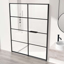 Noma 74" High x 60" Wide Hinged Framed Shower Door with Clear Glass - image 3