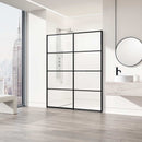 Noma 74" High x 60" Wide Hinged Framed Shower Door with Clear Glass - image 6