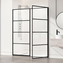 Noma 74" High x 60" Wide Hinged Framed Shower Door with Clear Glass - image 7