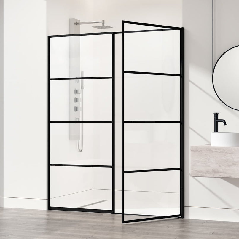 Noma 74" High x 60" Wide Hinged Framed Shower Door with Clear Glass - image 7