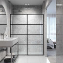 Noma 74" High x 60" Wide Hinged Framed Shower Door with Clear Glass - image 8
